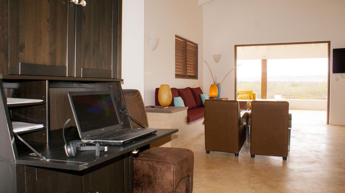 woonkamer huis Bonaire