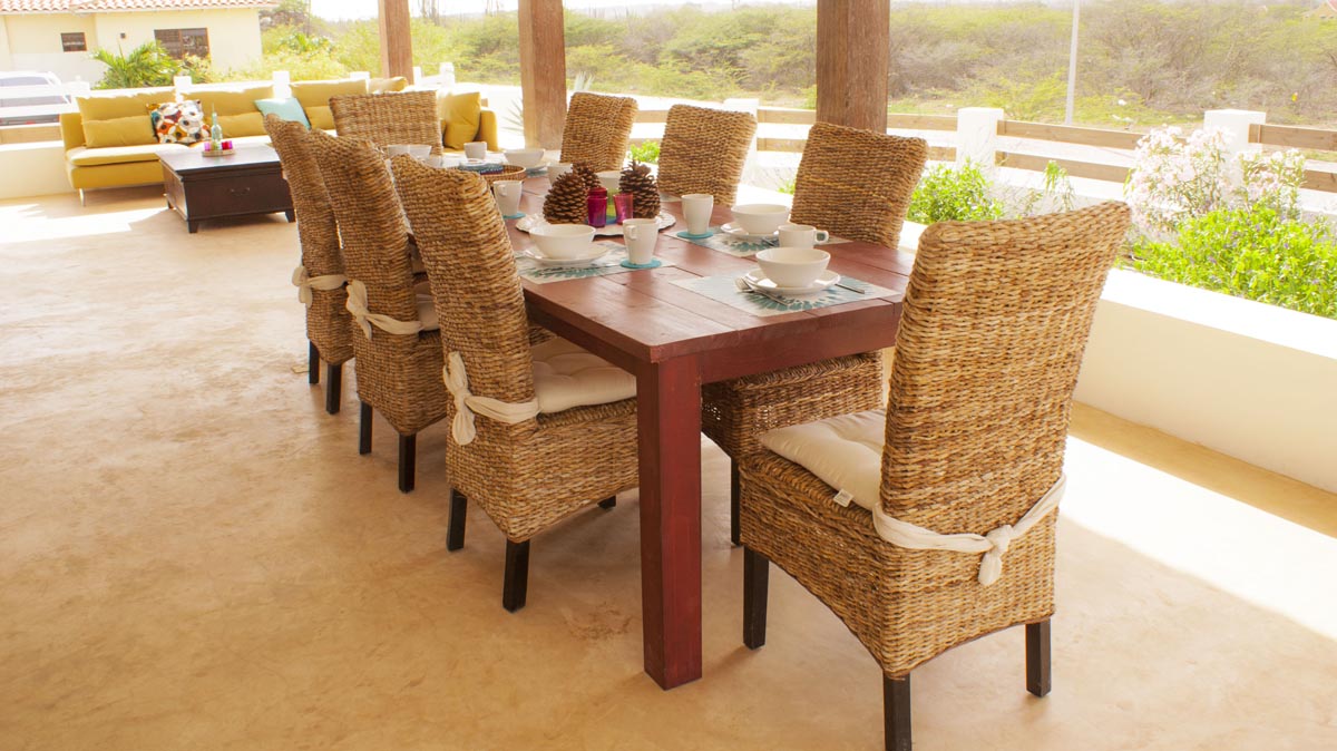 veranda vakantiehuis Bonaire