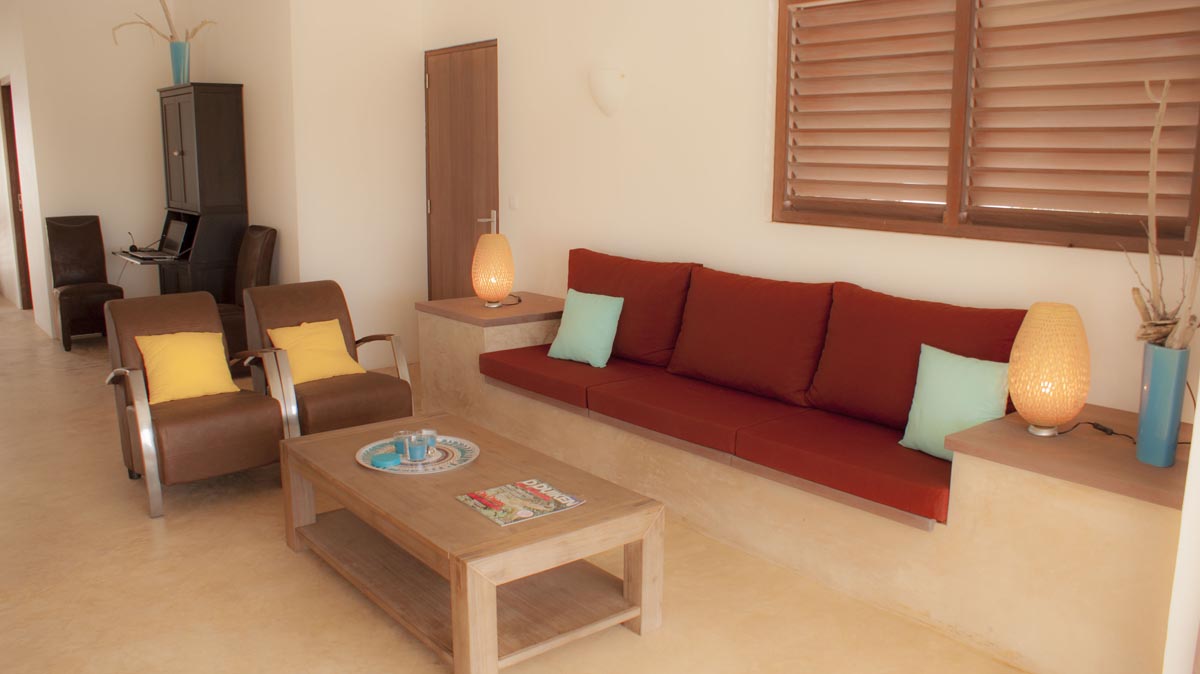 woonkamer huis Bonaire
