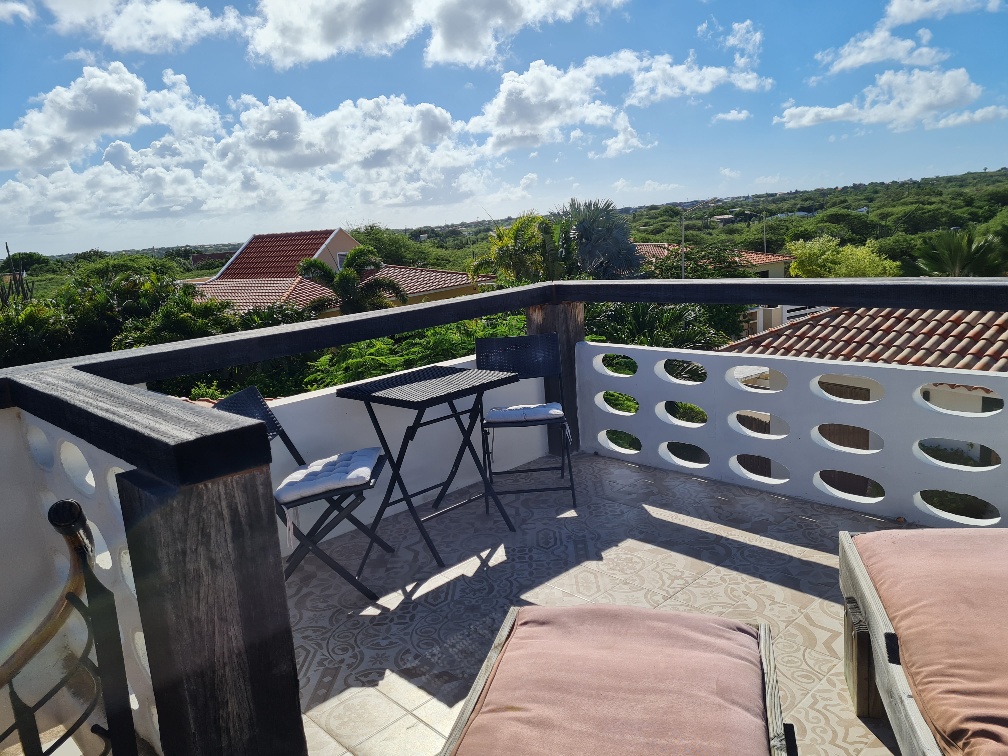 Bonaire Villa Caribbean Dream roof terrace seaview